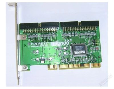 Лот: 1299064. Фото: 1. PCI Controller Promise Ultra100... Платы расширения, контроллеры, доп. порты