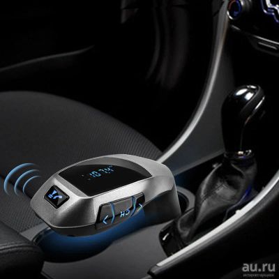 Лот: 14572512. Фото: 1. Автомобильный FM Модулятор Bluetooth... FM-модуляторы, трансмиттеры