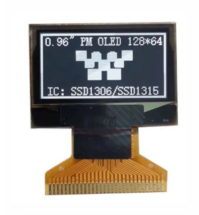 Лот: 25069242. Фото: 1. OLED дисплей 0,96 дюймов белый... Головки измерительные, индикаторы