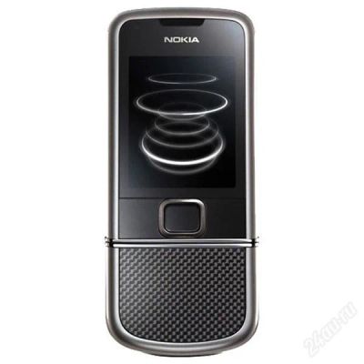 Лот: 837688. Фото: 1. Nokia 8800 Carbon - 1sim, TV... Кнопочные мобильные телефоны