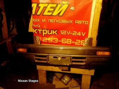 Лот: 4589195. Фото: 1. Nissan Stagea Бампер. Кузов