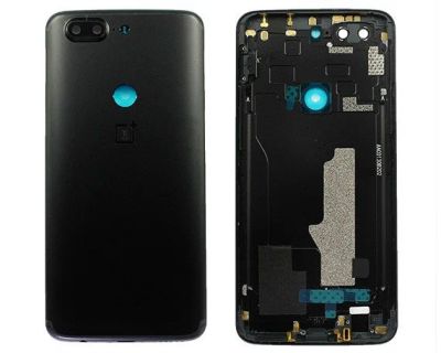 Лот: 20875132. Фото: 1. Задняя крышка OnePlus 5T черная... Корпуса, клавиатуры, кнопки
