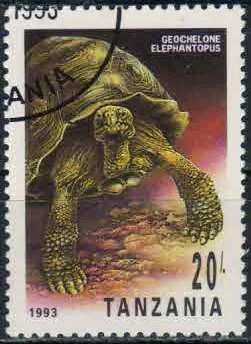 Лот: 21421459. Фото: 1. 1993. Танзания. Рептилии. н.с... Марки
