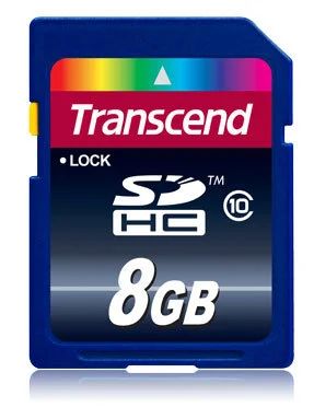 Лот: 3597755. Фото: 1. Карта памяти 8GB Transcend SDHC... Карты памяти