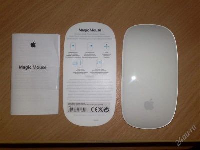 Лот: 1061327. Фото: 1. Apple, мышь беспроводная оптическая. Клавиатуры и мыши