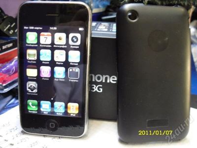 Лот: 705091. Фото: 1. ***Iphone 3G 8Gb Black***. Смартфоны