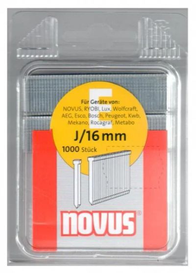 Лот: 14379868. Фото: 1. Гвозди J/16 (1000 шт.) NOVUS. Ручной инструмент