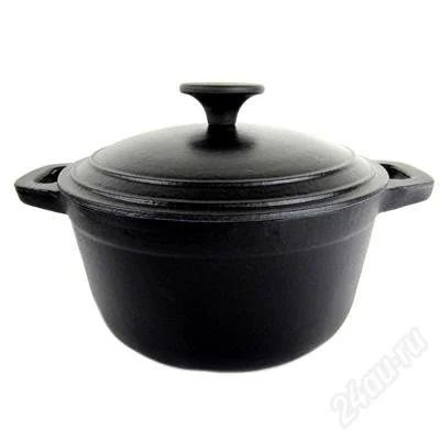 Лот: 2599548. Фото: 1. Кастрюля чугунная VETTA 3,8л d23... Кастрюли