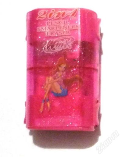 Лот: 2252309. Фото: 1. точилка с ластиком winx новая. Для рисования
