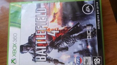 Лот: 5100664. Фото: 1. xbox 360 battlefield 4. Игры для консолей