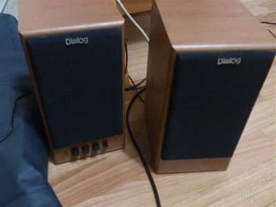Лот: 2358634. Фото: 1. Колонки практически новые Dialog... Акустические системы