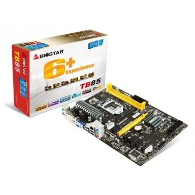 Лот: 9954002. Фото: 1. Материнская плата Biostar TB85... Материнские платы