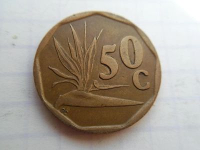 Лот: 9897358. Фото: 1. ЮАР 50 центов 1992. Африка