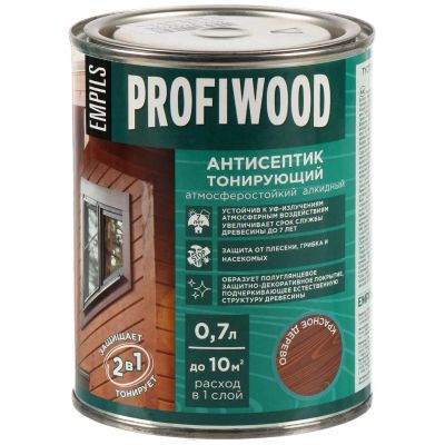 Лот: 25355218. Фото: 1. Антисептик Profiwood, для дерева... Краски, лаки, растворитель
