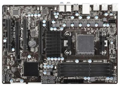 Лот: 8478085. Фото: 1. Мат.плата SocAM3+ AMD970 Asrock... Материнские платы