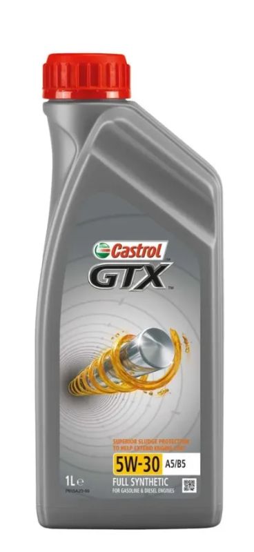 Лот: 20528055. Фото: 1. Castrol GTX 5w30 A5/B5 1 л (масло... Масла, жидкости