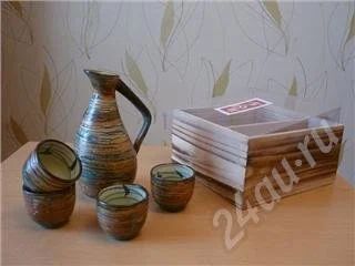 Лот: 184014. Фото: 1. Подарочный набор: кувшинчик и... Сервизы, наборы посуды