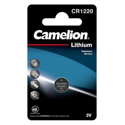 Лот: 24572770. Фото: 1. Батарейка Camelion CR1220-BP1. Батарейки, аккумуляторы, элементы питания