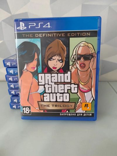 Лот: 20013814. Фото: 1. Gta trilogy ps4 трилогия. Игры для консолей