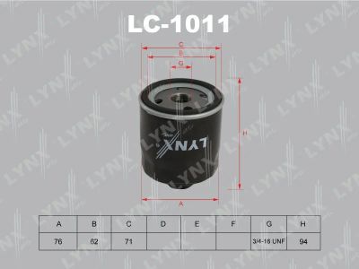 Лот: 13356875. Фото: 1. Lynx LC-1011 Масляный фильтр. Расходные материалы