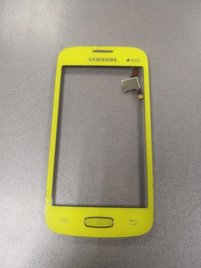 Лот: 21975993. Фото: 1. Сенсор/тачскрин желтый Samsung... Дисплеи, дисплейные модули, тачскрины