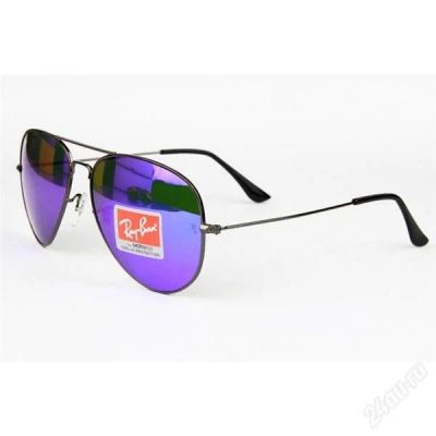 Лот: 2880213. Фото: 1. Очки Ray Ban синие. Очки солнцезащитные