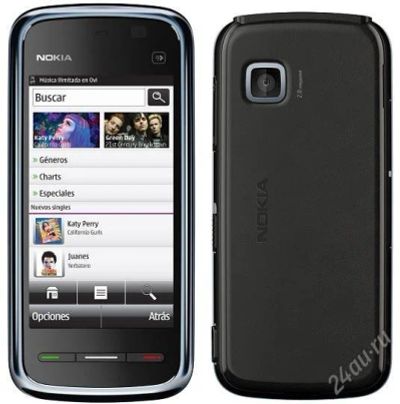 Лот: 2222300. Фото: 1. Смартфон NOKIA 5230 NAVI Black... Смартфоны