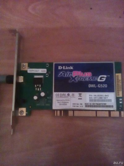Лот: 12803656. Фото: 1. Wi-Fi-карта D-Link DWL-G520 PCI... Сетевые карты