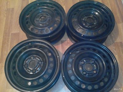 Лот: 8274333. Фото: 1. Штампованные диски R14 5,5 4х100... Диски