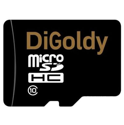 Лот: 13343184. Фото: 1. Карта памяти MicroSD 16GB DiGoldy... Карты памяти