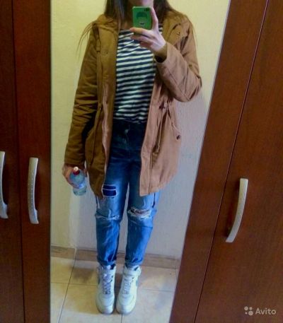 Лот: 6826839. Фото: 1. Парка Stradivarius. Верхняя одежда