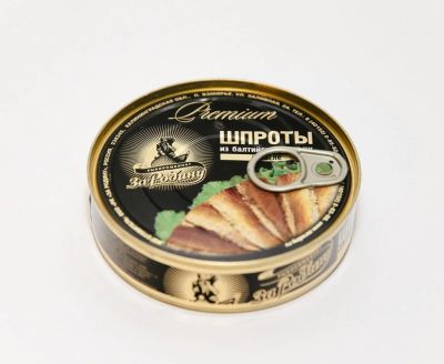 Лот: 12247991. Фото: 1. Шпроты в масле 160гр "За Родину... Консервы