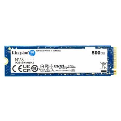 Лот: 24472355. Фото: 1. SSD накопитель Kingston NV3 500GB... SSD-накопители
