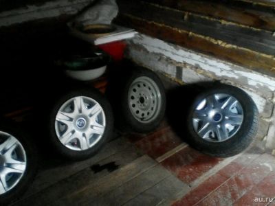 Лот: 10415733. Фото: 1. Диски от приоры. Шины на дисках