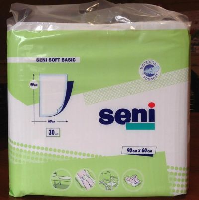Лот: 3164419. Фото: 1. Пеленки Seni soft basic (90x60... Другое (красота и здоровье)