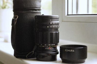 Лот: 4381415. Фото: 1. Sankyo Kohki Komura 135mm f2.8... Объективы