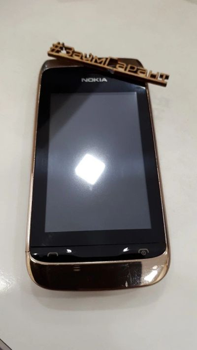 Лот: 12712636. Фото: 1. Смартфон Nokia Asha 308 (на запчасти... Смартфоны