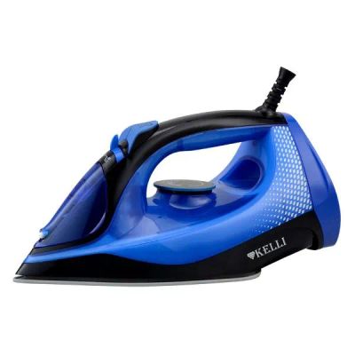 Лот: 24439933. Фото: 1. Утюг Kelli KL-1648 Blue. Утюги, парогенераторы, отпариватели