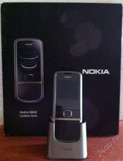 Лот: 1785336. Фото: 1. Nokia 8800 carbon. Кнопочные мобильные телефоны