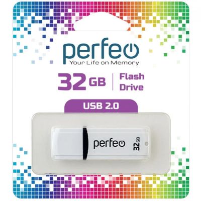 Лот: 24948923. Фото: 1. Флеш-накопитель USB2.0 32Gb Perfeo... USB-флеш карты