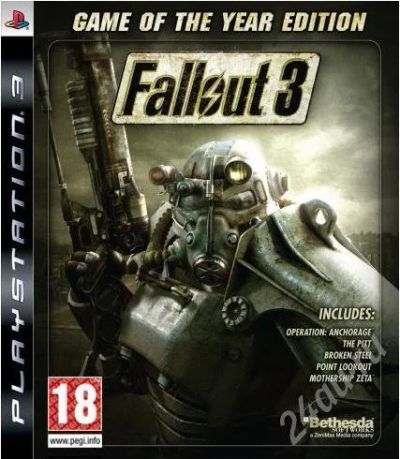 Лот: 244317. Фото: 1. Fallout 3 Game of the Year Edition... Игры для консолей