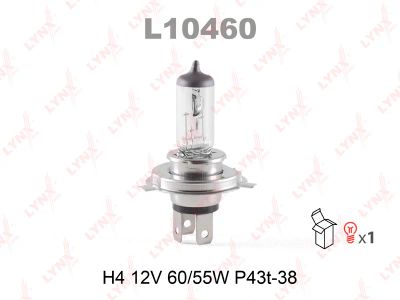 Лот: 8762540. Фото: 1. Лампа LYNXauto L10460 H4 12V 60... Оптика и освещение