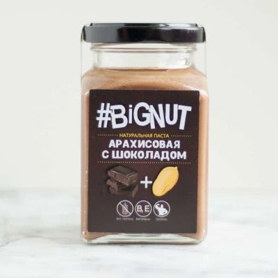 Лот: 15180309. Фото: 1. Арахисовая паста #Bignut с Шоколадом... Диетическое питание