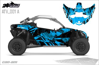 Лот: 13997936. Фото: 1. Наклейки Can-Am Maverick X3. Наклейки автомобильные