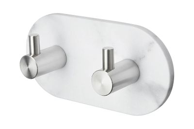 Лот: 24811837. Фото: 1. Крючок двойной BERKRAFT Marble. Крючки, вешалки