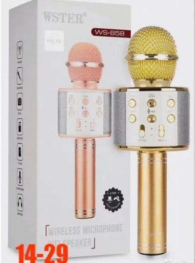 Лот: 19344964. Фото: 1. Беспроводной Bluetooth микрофон... Микрофоны