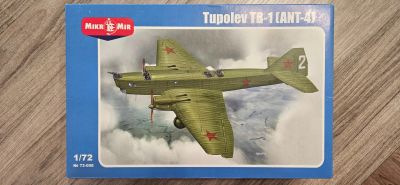 Лот: 25081337. Фото: 1. Сборная модель самолёта ТБ-1 1... Авиамоделизм