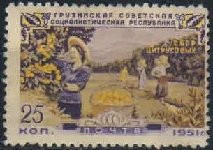 Лот: 19691758. Фото: 1. 1951. 30 лет Грузинской ССР. н... Марки