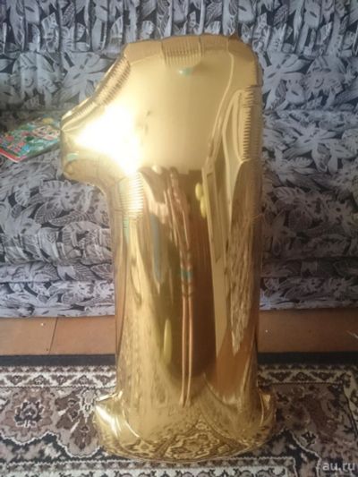 Лот: 8943552. Фото: 1. Цифра один на годик. Воздушные шары