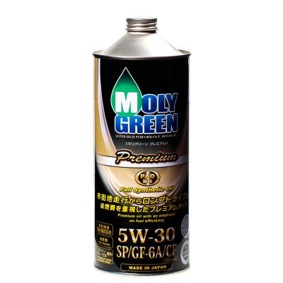 Лот: 20282564. Фото: 1. Moly Green Premium 5W-30 (PAO... Масла, жидкости